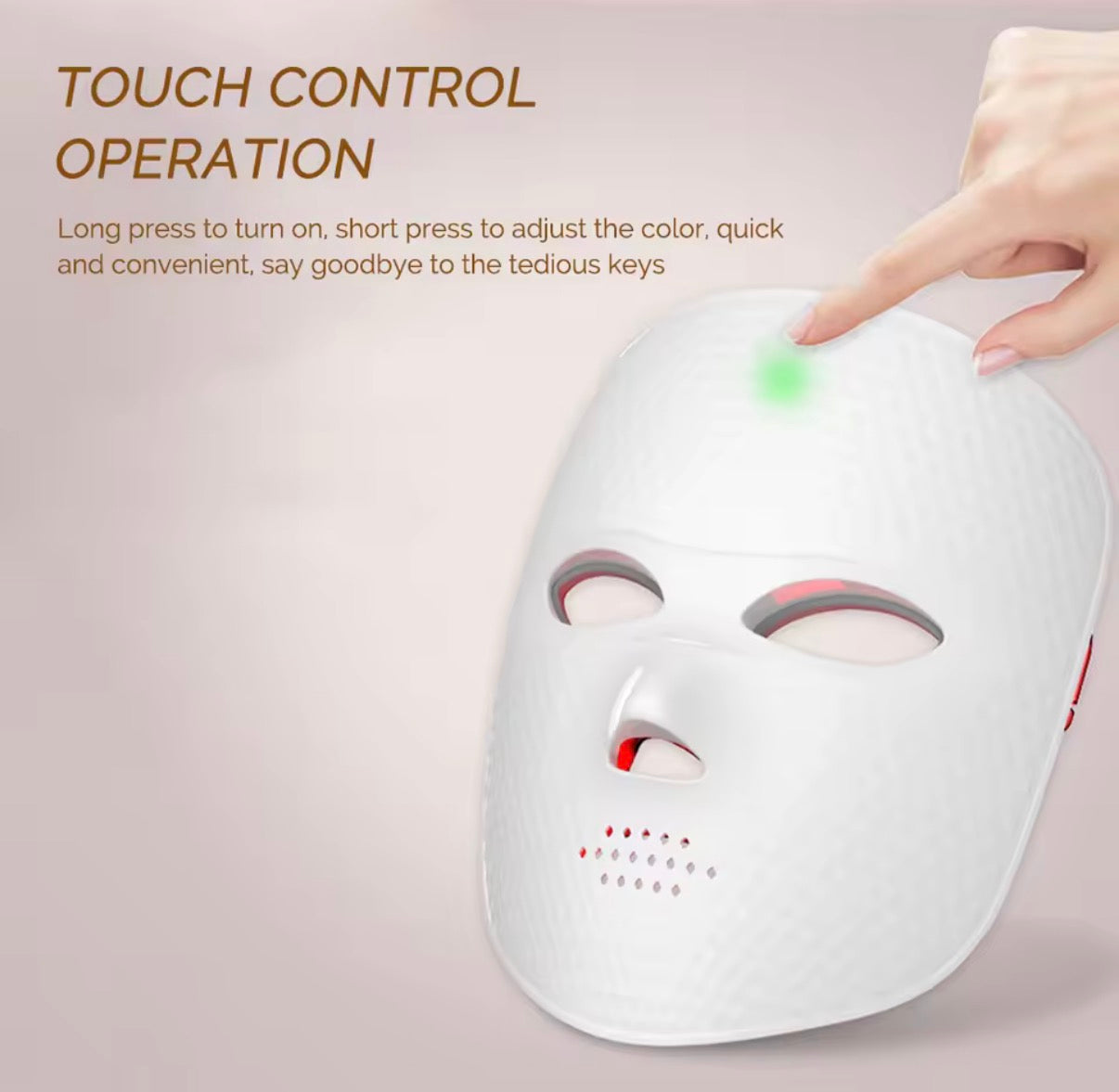 LumiGlow Pro™ – 7-Color LED Face Mask