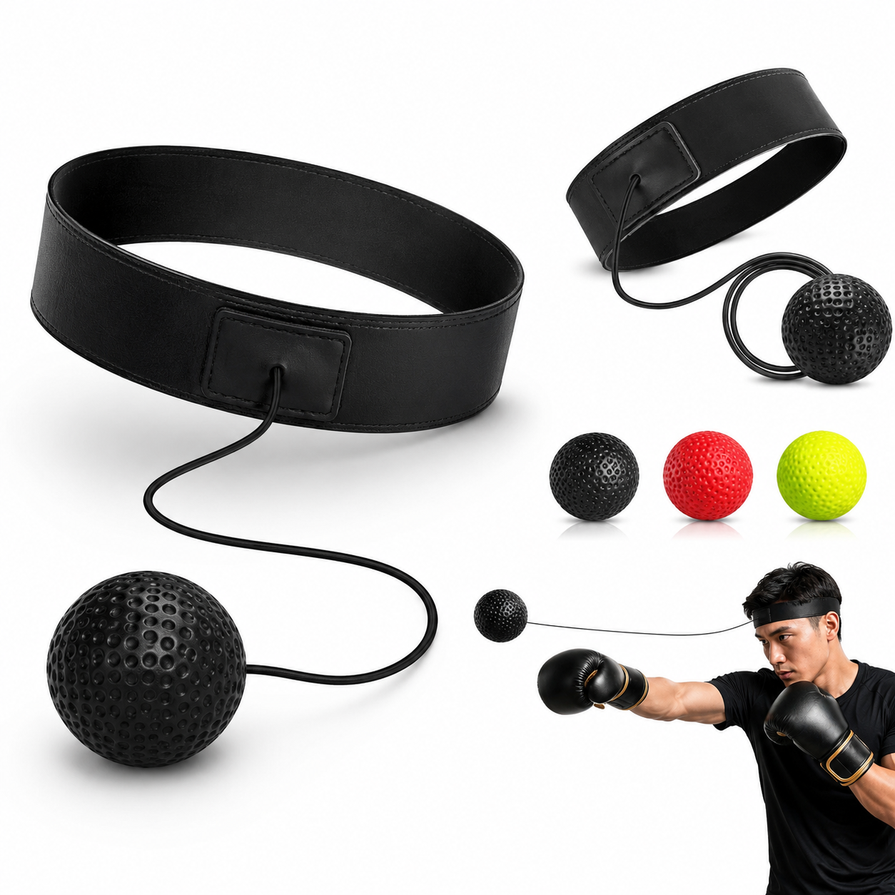 ReflexStrike Pro™ – Boxing Reflex Ball Trainer